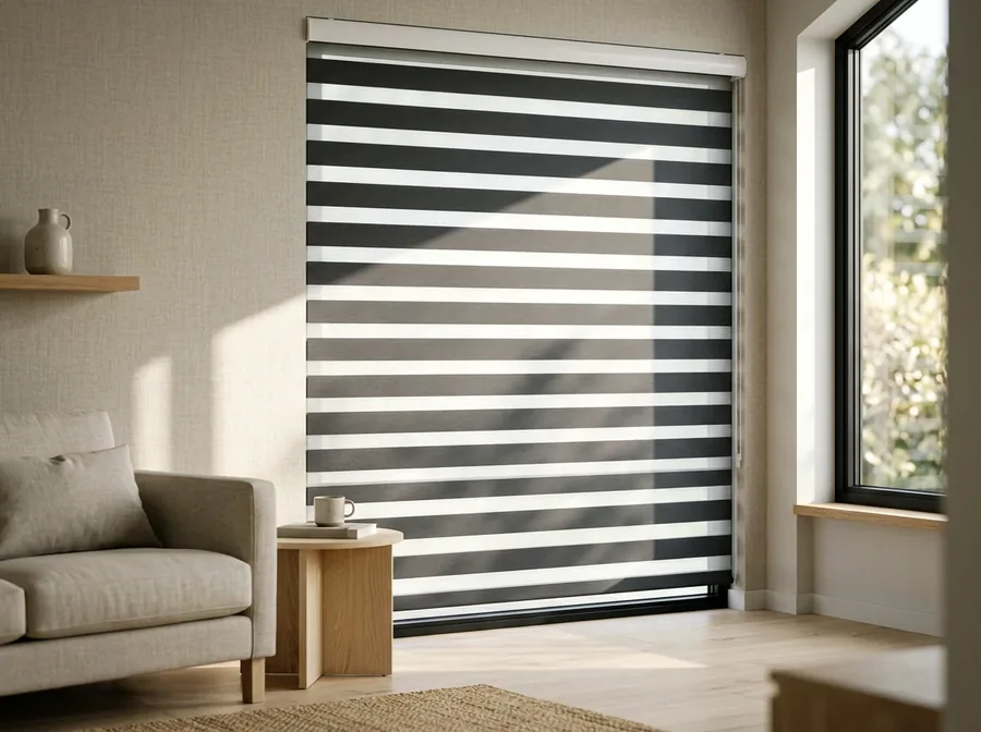 Day/night blinds fitted in a Campsbay home